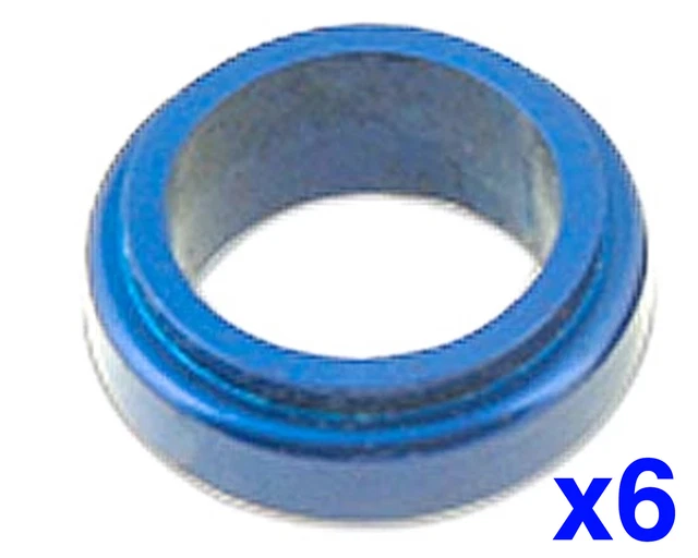 Lega Go Kart 17 mm Distanziatore Ruota Asse Stub 5 mm Blu x 6 Karting Racing Race