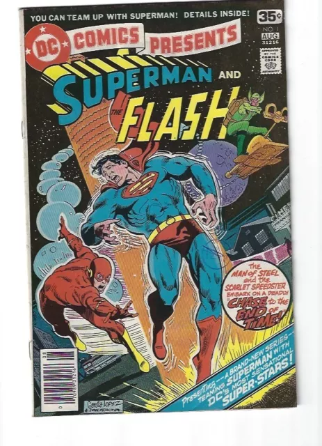 DC Comics presents #1 (AUG 1978) SUPERMAN & The FLASH