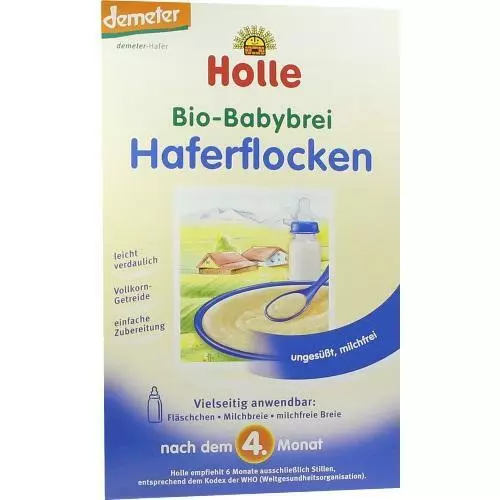 HOLLE Bio Babybrei Haferflocken 250 g PZN 2907856