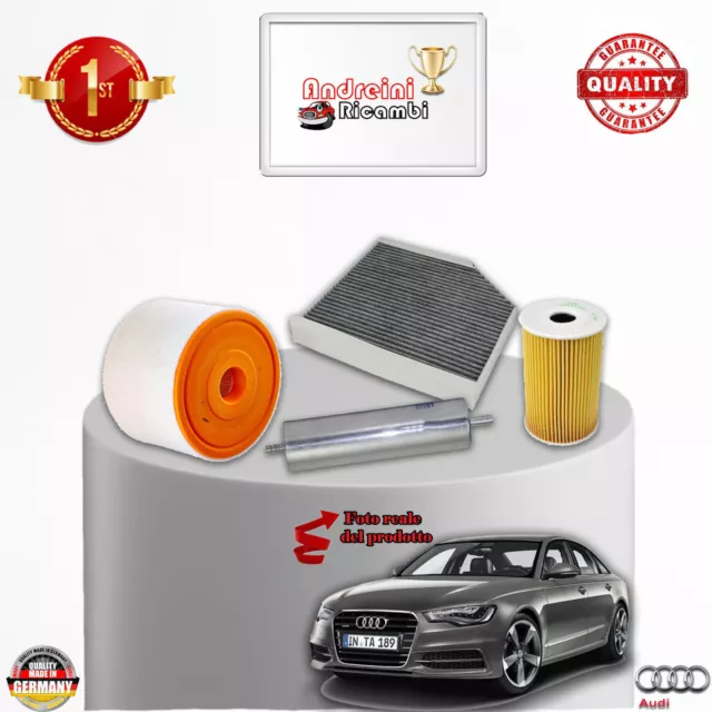 Kit Tagliando Filtri Audi A6 Iv 2.0 Tdi 130Kw 177Cv Dal 2013 ->