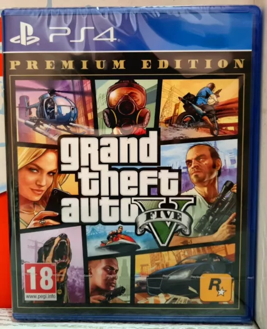 Grand Theft Auto V Gta 5 Premium Edition Ps4 Con Italiano* Nuovo E Sigillato