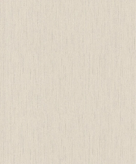 Rasch Tapete Rocknrolle 536164 Uni Unicolor de Rayas Beige Marrón Papel Pintado