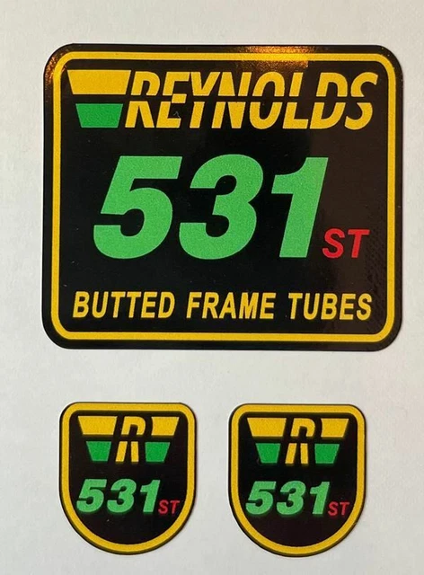 VINTAGE 1970 S REYNOLDS 531 decal. NOS from Reynolds. NOT repro
