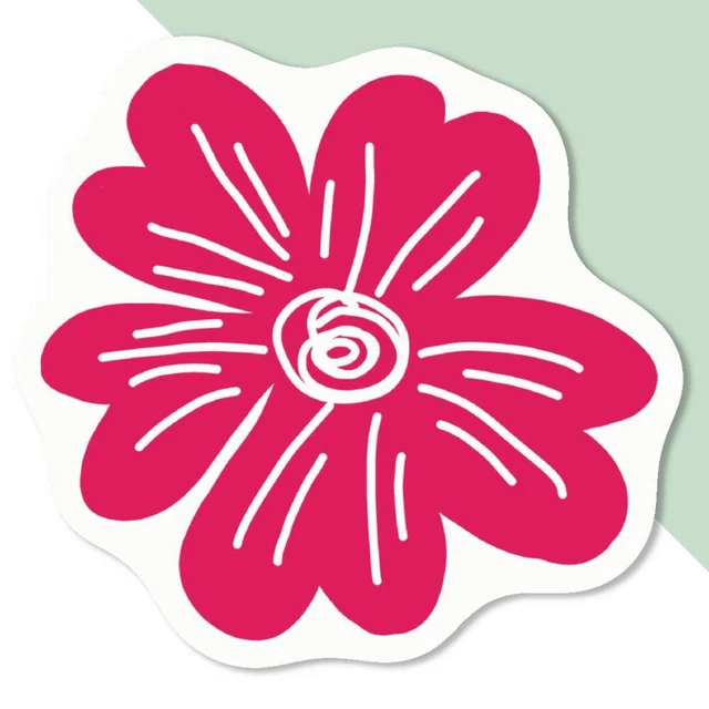'Designer flower ' Decal Stickers (DW039025)