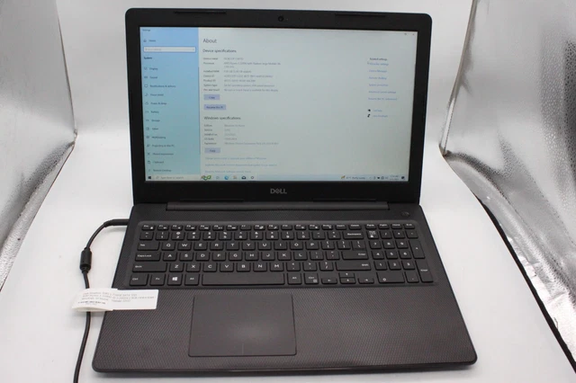 Dell Inspiron 3585 15.6" Ryzen 3 2200U@2.5GHz 8GB DDR4 RAM 256GB SSD Win10Home
