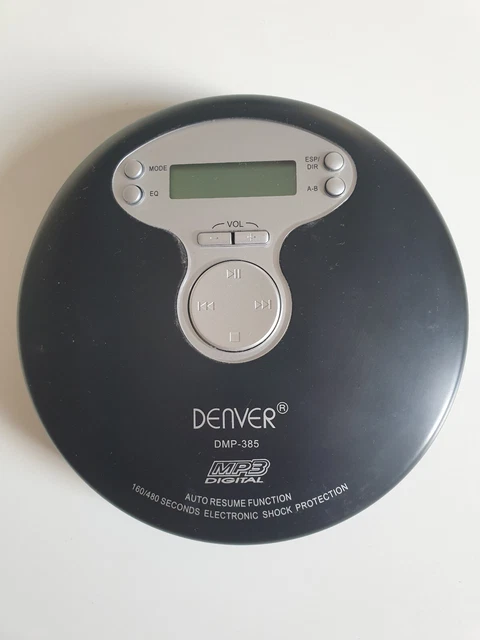 Denver DMP-385 MP3 Digital Discman tragbarer CD Player