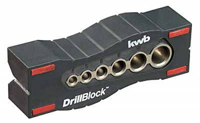 kwb Drilling aid/Drilling � 4-12 mm Drill Block for Rectangular u. Precise Holes