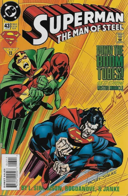 Superman The Man of Steel No.43 / 1995 Mr. Miracle Louise Simonson Jon Bogdanove