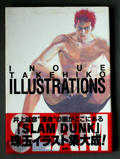 Takehiko Inue SLAM DUNK ART Book Takehiko Inoue Illustrazioni Giappone EUR 32,39 ...