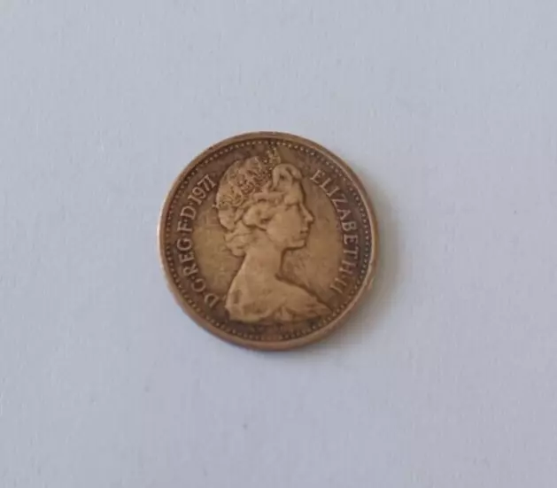 Half Penny Coin 1971 - United Kingdom/Great Britain - Elizabeth II (item g)