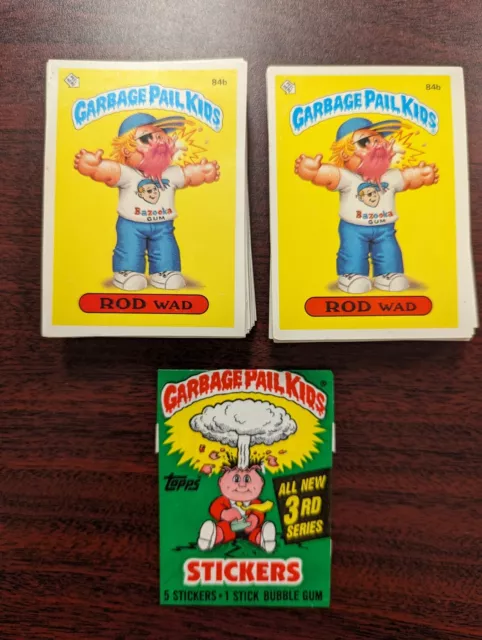 1986 Topps Garbage Pail Kids OS3 Original Series 3 Complete 88-Card Set GPK A&B