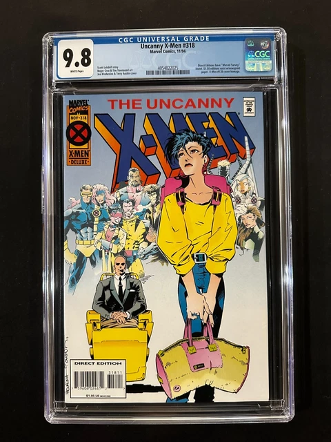 Uncanny X-Men #318 CGC 9.8 (1994) - X-Men #138 cover homage - 1st Gen-X