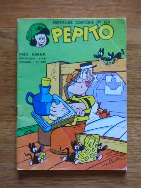 PEPITO 1ère série n° 189  COMPLET DES VIGNETTES TBE RARE