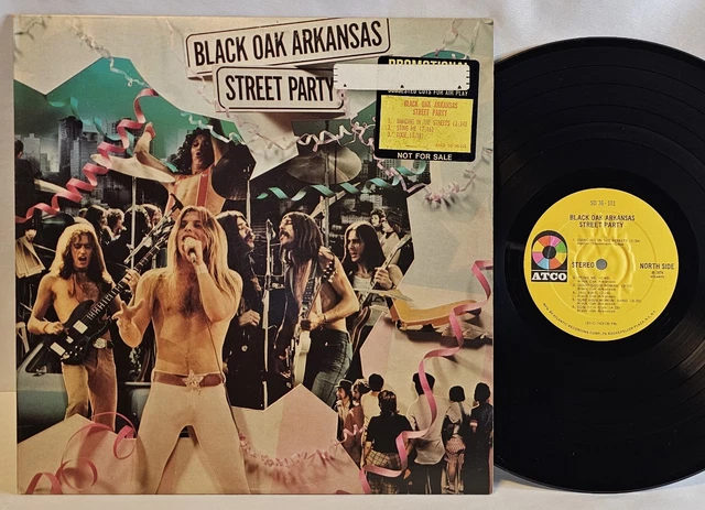 BLACK OAK ARKANSAS - Street Party LP - 1st Press PROMO - Southern