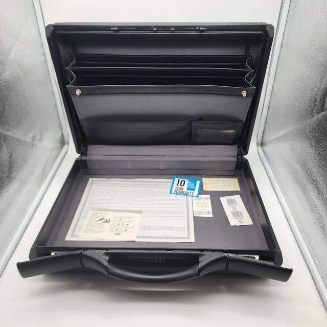 Vintage 1995 Samsonite Focus 2 Hardshell Combination Lockable Briefcase