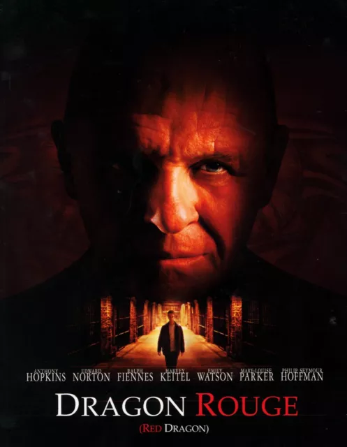 Dragon Rouge, Anthony Hopkins, Repro Affiche Cinema Vintage, (60X80)
