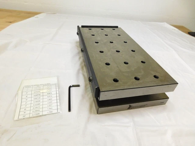Interstate Precision Sine Plate 12"L X 6"W X 2-1/2"H 09130063