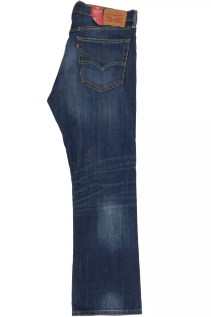 Jeans uomo Levis 527 slim bootcut W36 L30 36/30 blu scuro stretch nuovi