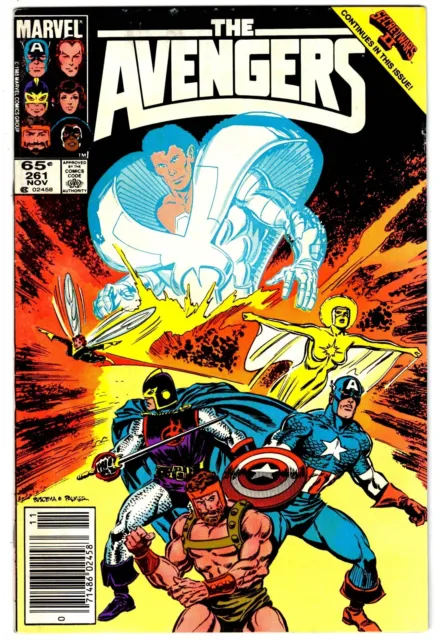 AVENGERS  # 261 - 1985 Marvel  (vf-)  Secret Wars 2      B