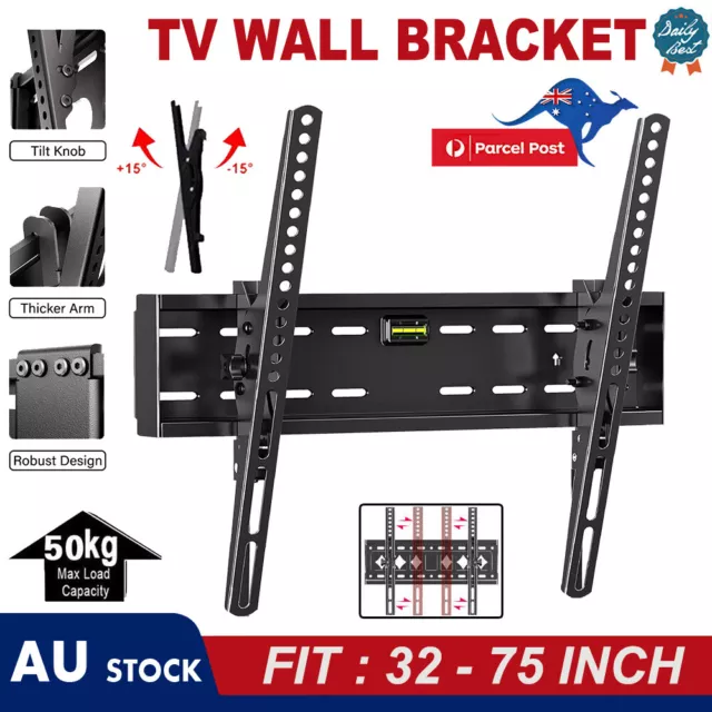 32-75 Inch New TV Wall Bracket TV Mount Full Motion Flat Panel Tilt LCD LED