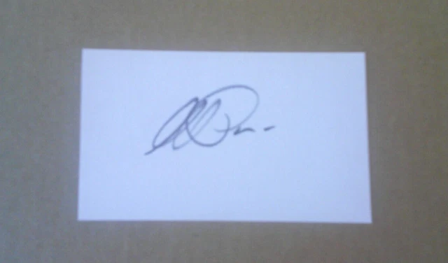 AL PACINO SIGNED 3x5 INDEX CARD AUTOGRAPH - SCARFACE