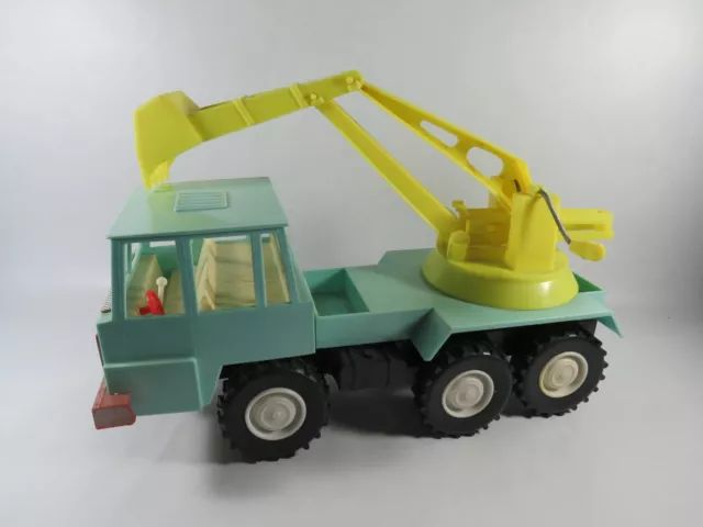 60er Spielzeug LKW mit Schaufelbagger CAMOKOB