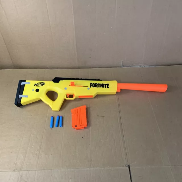 New Fortnite Nerf Gun BASR L Blaster Foam Dart Guns Boys Toy Sniper Rifle