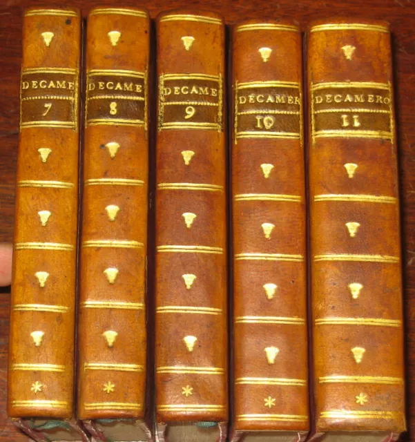 1801, 121 GRAVURES HORS-TEXTE, Contes de Bocace, traduction nouvelle, 11 VOLUMES 3