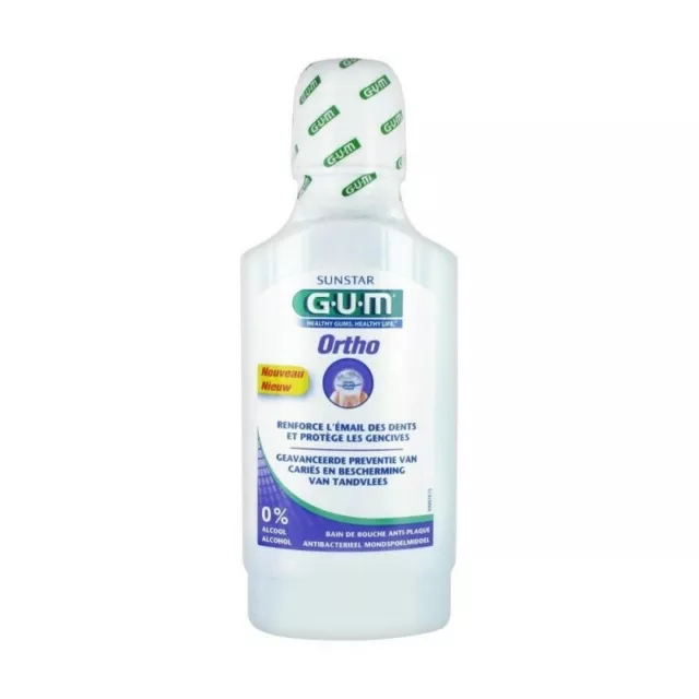 SUNSTAR GUM Gum ortho collutorio Antiplacca 300 ml