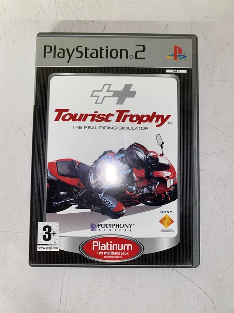 Jeu Tourist Trophy PS2 – Bon état Complet PAL – Course Moto – Édition Avec Manuel