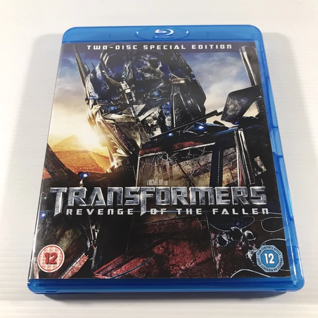 TRANSFORMERS REVENGE OF The Fallen Bluray Region B Movie 2 Disc