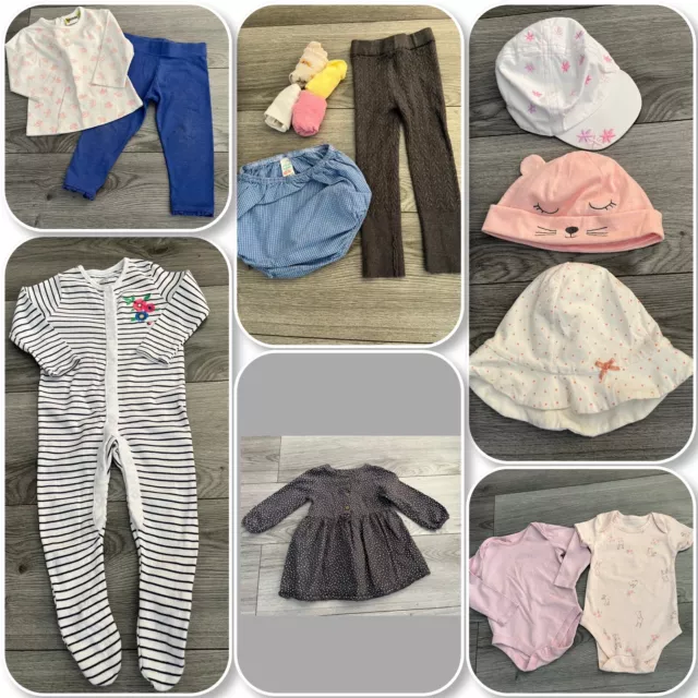Pacchetto vestiti bambine 9-12 mesi.            (e225)
