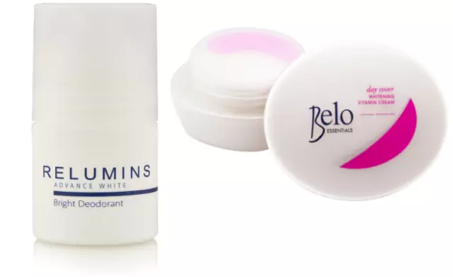 Relumins Advance White Intimate Set- Whitening Deodorant Roll-On &  Whitening Intimate Cream