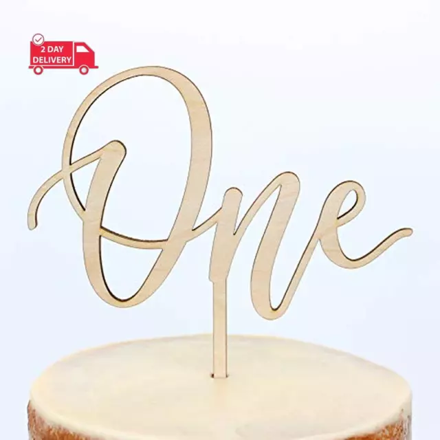 First Birthday Cake Topper for Smash Cake - One