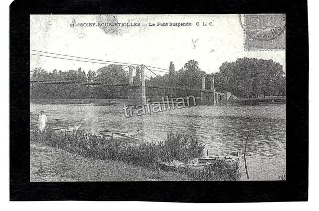 91 SOISY-sous-ETIOLLES - Le Pont suspendu