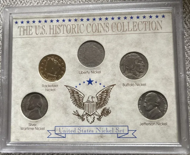The U.S. Historic Coins Collection Nickel Set