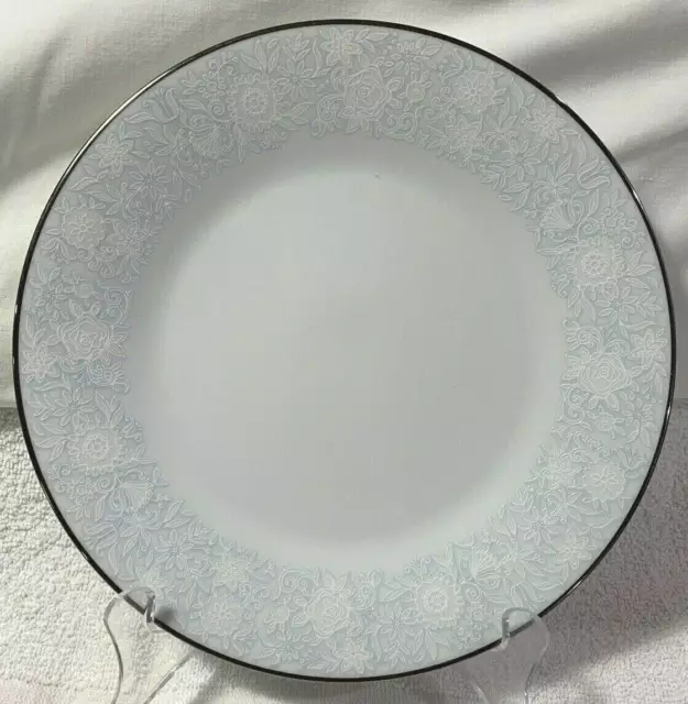 Noritake Ravel Pattern 2213 Salad Plate 8.25” White Blue Discontinued
