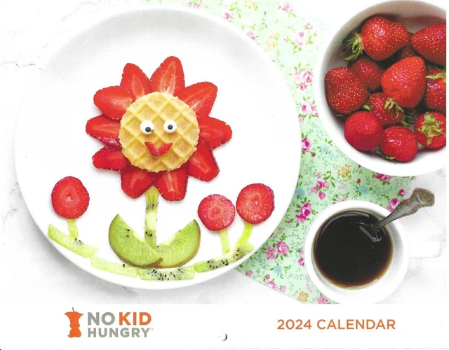 2024 WALL CALENDAR No Kid Hungry Fun Food Pics All for Charity 4