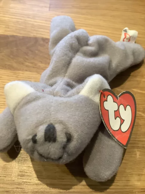 Vintage Ty Teenie Beanie Baby Mel Koala Bear Soft Toy Teddy 1993 Tagged Vgc 6”