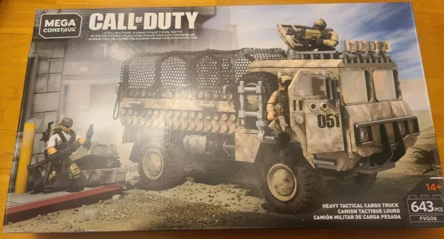 CALL OF DUTY Mega Construx Heavy Tactical Cargo Truck FVG06 Rare