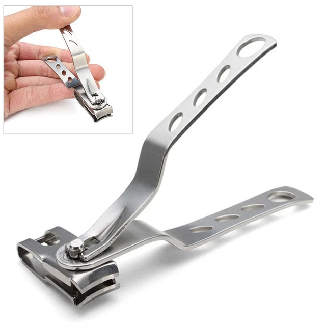 4X(Edelstahl Nagelspitzen Clipper Trimmer Manikuere Nail Art Zehen Clippers To7)