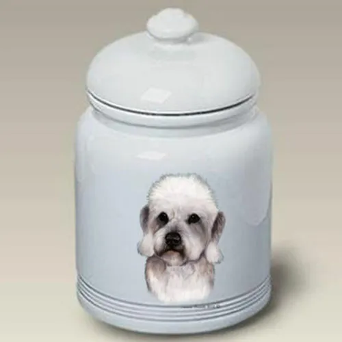 Pepper Dandie Dinmont Terrier Ceramic Treat Jar TB 34211