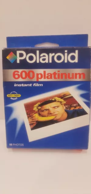 Polaroid 600 Platinum Instant Film Pack Of 10 Sealed NOS From 03/01 EXPIRED