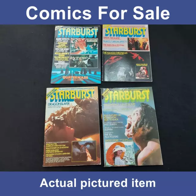 Starburst magazine 4 issue bundle - #15 ##30  #42 #44 Marvel UK (LOT#11184)