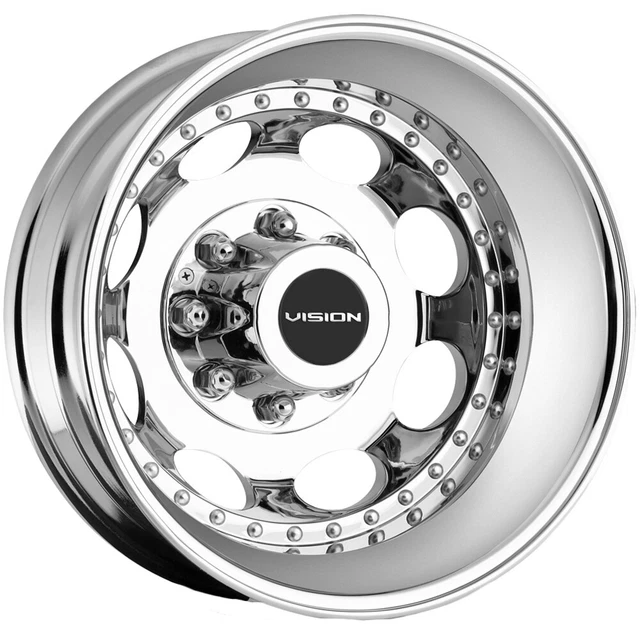 Vision 181 Hauler Dually Rear 17x6.5 8x210  Chrome Wheel Rim 17" Inch
