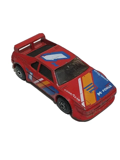 Vintage Matchbox Superfast MB52 BMW M1 Red Diecast Car - FAST DISPATCH