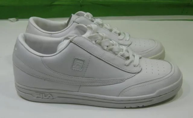 new Fila Original Tennis (Triple White) Sp00415M-100 MEN Size 10.5