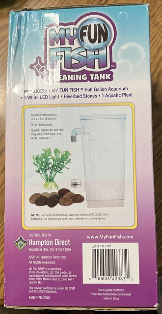 My Fun Fish Self Cleaning Tank Small Aquarium As Seen on TV 2
