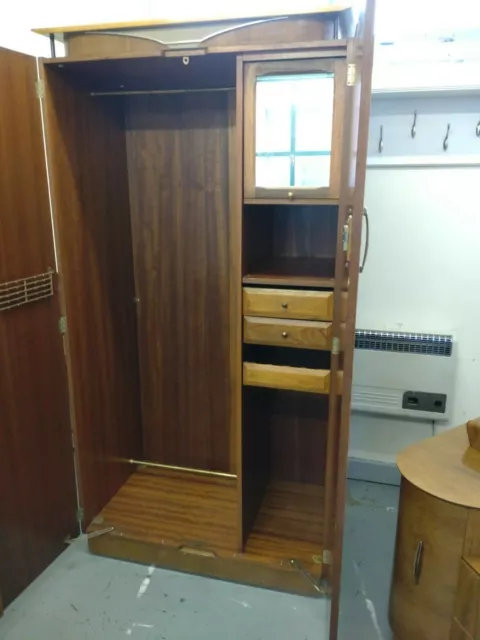 Beautility Maple Veneer Wooden Vintage wardrobe. 3