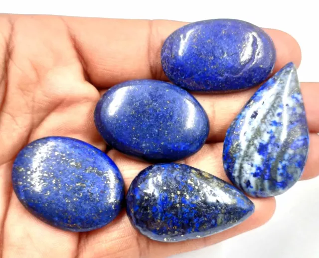 270 CT NATURAL ROYAL BLUE LAPIS LAZULI LOOSE LOT MIX CUT AFGHANISTAN GEMSTONE kk